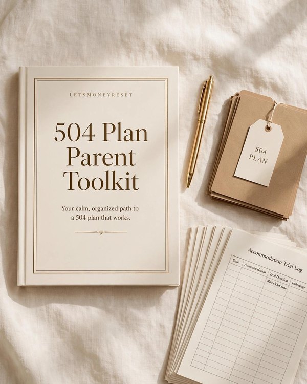 504 Plan Parent Toolkit cover