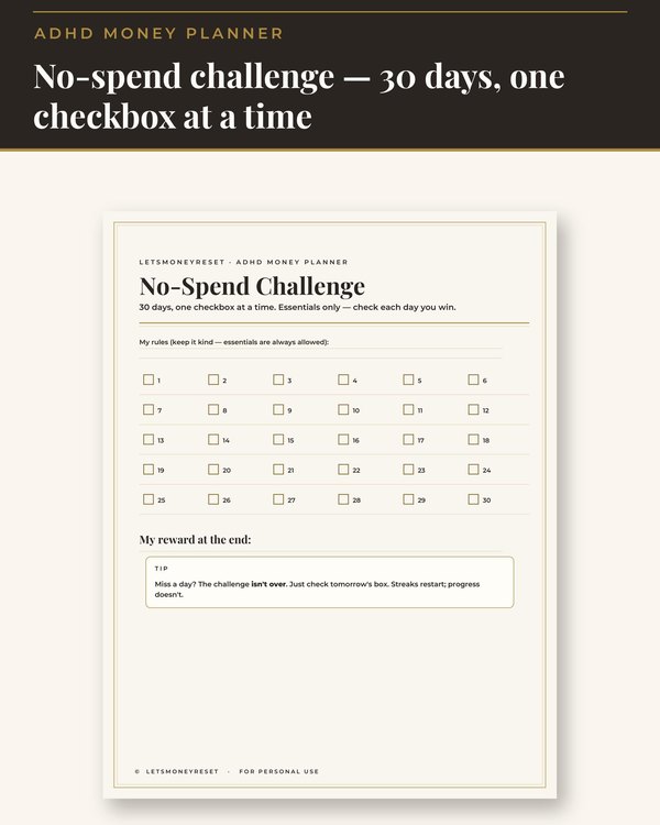 ADHD Money Planner cover