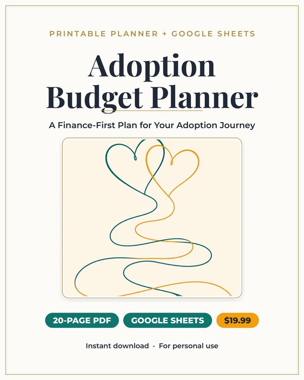 Adoption Budget Planner cover