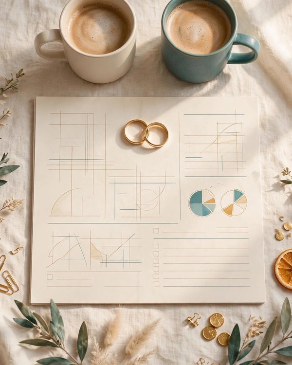 Couples Budget Planner Printable cover