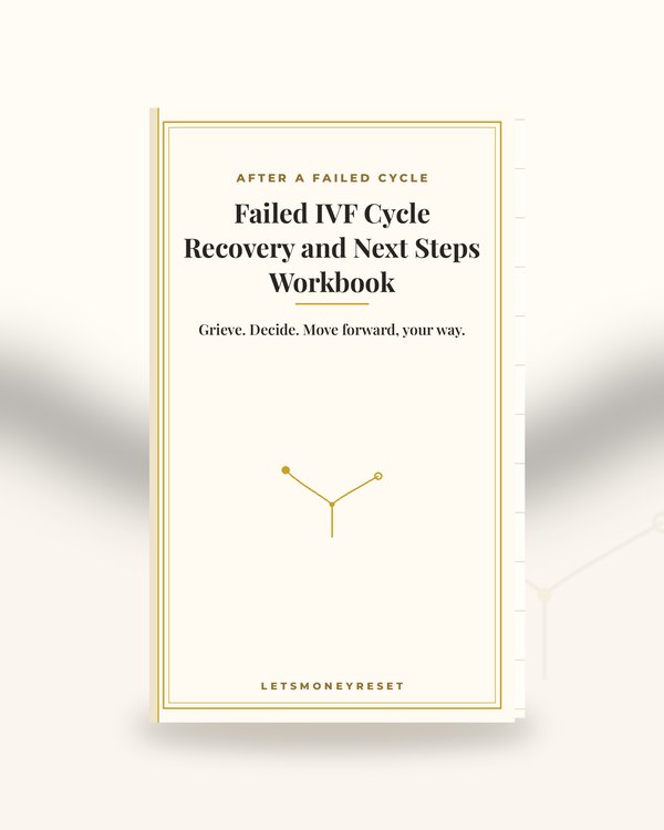 Failed IVF Cycle Recovery Workbook cover