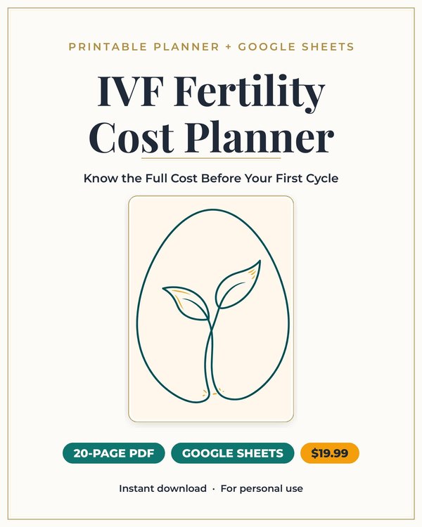 IVF Fertility Cost Planner cover
