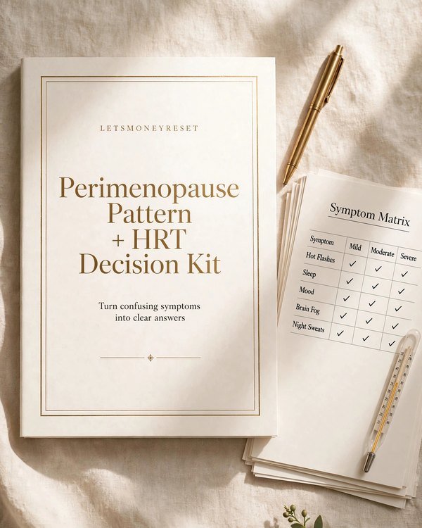 Perimenopause Symptom Tracker Printable cover