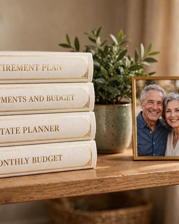 Retirement Budget Planner Printable cover
