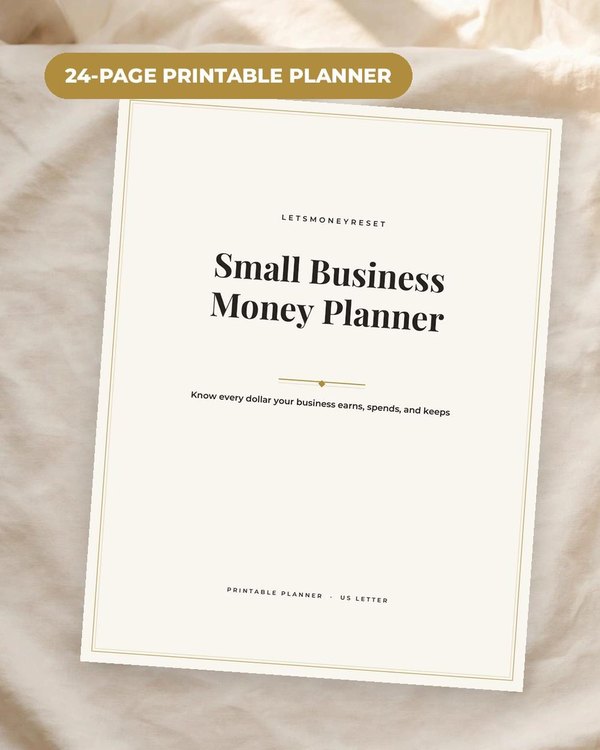 Small Business Money Planner cover