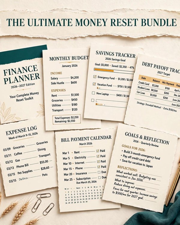Ultimate Money Reset Bundle cover